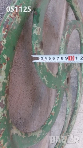 масивно възрожденско чигунено колело , снимка 11 - Антикварни и старинни предмети - 50659927