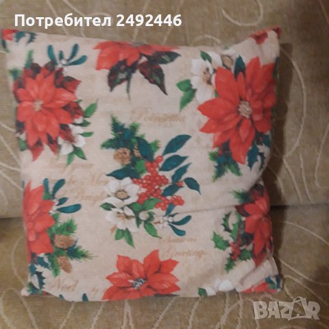 Коледни възглавници, покривки и тишлайфер 