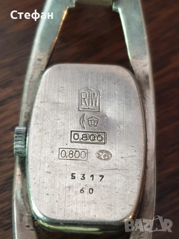 Сребърен часовник, снимка 6 - Дамски - 50934803