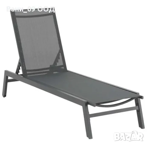 Градински шезлонг от алуминий 