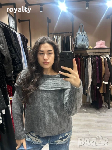 Сива Дамска Блуза 