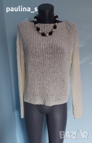 Луксозен кроп пуловер "Dilvin" knit / голям размер , снимка 2 - Блузи с дълъг ръкав и пуловери - 42765644