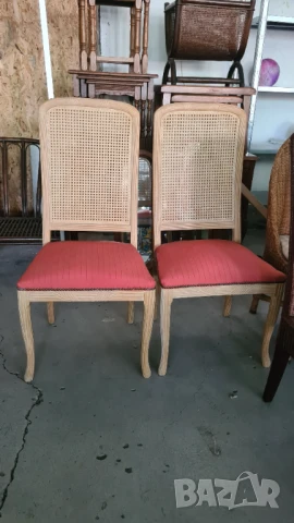 ратанов столстил Луии с дамаска, снимка 4 - Столове - 50700284