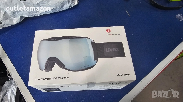 Ски очила Uvex DH 2100 CV, Унисекс, Черен