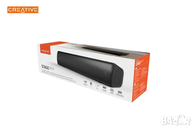 Creative Creative Stage Air V2 Безжичен Soundbar Bluetooth/Батерия, снимка 2 - Тонколони - 49781482