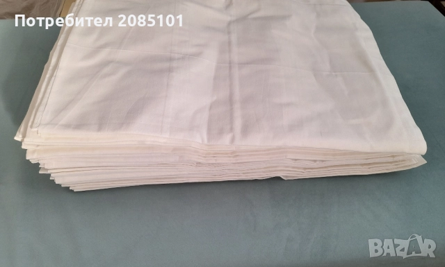 Бели памучни калъфки