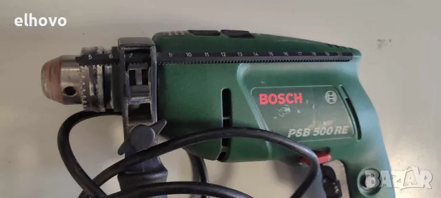 Бормашина ударна BOSCH PSB 500 RE#2, снимка 3 - Бормашини - 48138857