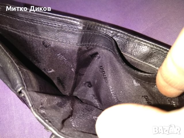 Портфейл марков Пиер Карден 120х90мм-естествена кожа , снимка 13 - Портфейли, портмонета - 44450660