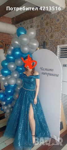 Бална рокля , снимка 2 - Сватбени рокли - 52989965