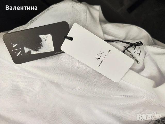ARMANI EXCHANGE дамска тениска, L, снимка 6 - Тениски - 53206378