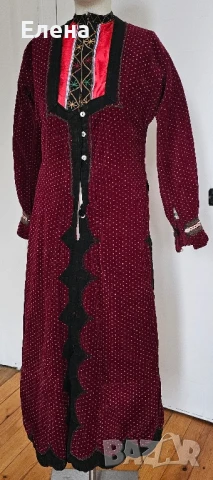 Автентична помашка, родопска носия с пафти, сая, салтамарка, фес, престилка, риза и др, снимка 14 - Антикварни и старинни предмети - 51230392