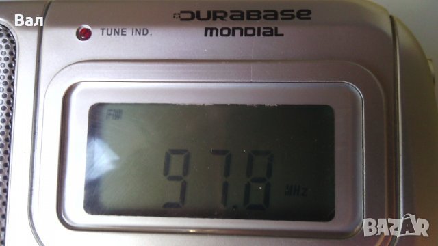 Радиочасовникаларма DURABASE, снимка 3 - Други стоки за дома - 39702989