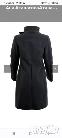Черно палто на фирма ANDREWS LADIES., снимка 2 - Палта, манта - 38624667