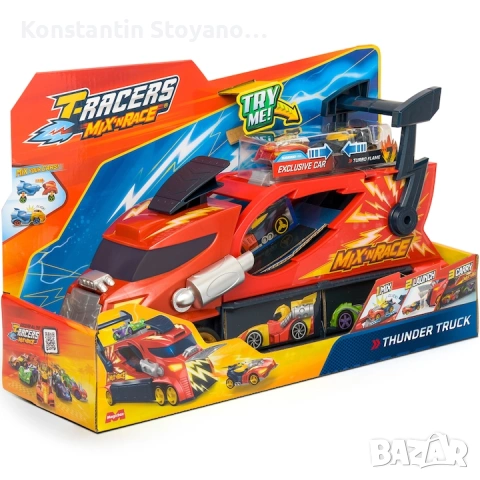 Голям Комплект за игра T-Racers - Thunder Truck