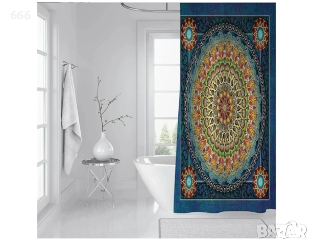 Завеса за баня 1.80см / 1.80см, снимка 5 - Други стоки за дома - 53025630