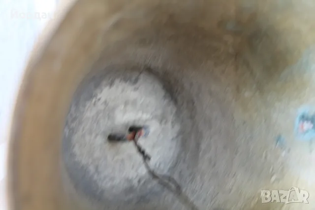 Стара бронзова камбана, снимка 8 - Антикварни и старинни предмети - 48772289