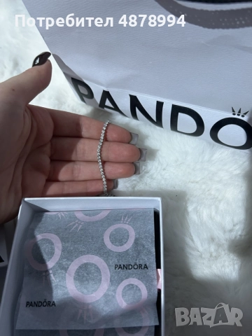 Дамска гривна Pandora, снимка 3 - Гривни - 56480986