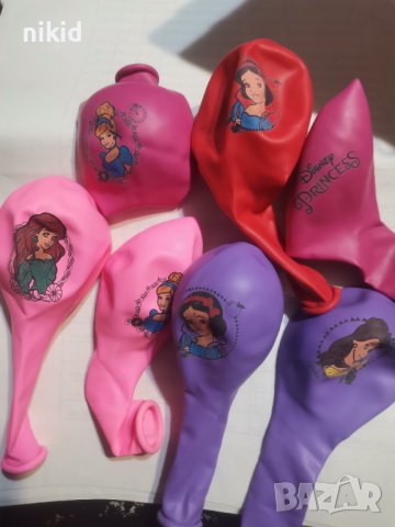 Принцеса Принцеси Пепеляшка Ариел Снежанка Обикновен надуваем латекс латексов балон парти рожден ден, снимка 2 - Други - 36417594