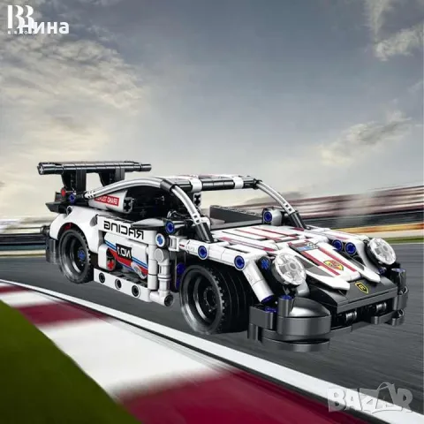 Конструктор Кола с дистанционно управление 🎮 Porsche, снимка 2 - Конструктори - 49907739