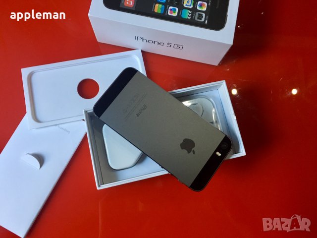 Apple iPhone 5S 16Gb Space Gray Фабрично отключен Айфон телефон, снимка 7 - Apple iPhone - 30286630