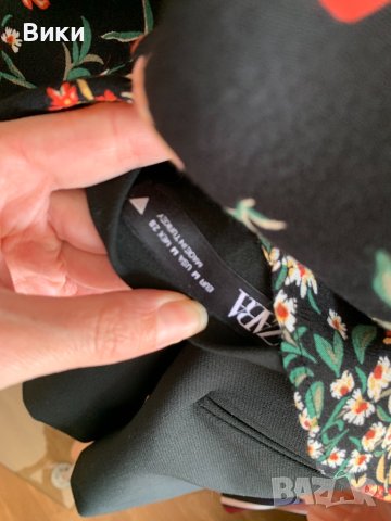 Zara черен панталон пола, снимка 9 - Панталони - 40485934