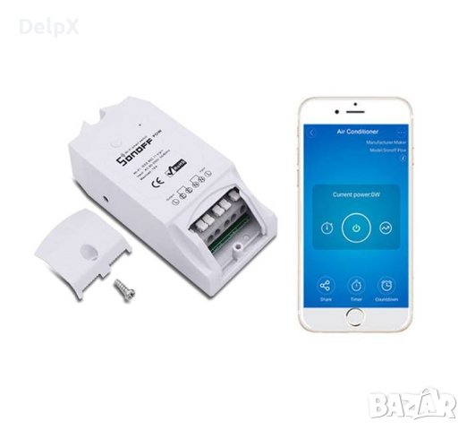 Безжичен Wi-Fi мрежови IP ключ за управление 220V 16A, снимка 1