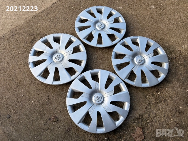 4 броя оригинални тасове за Toyota Yaris 15, снимка 4 - Аксесоари и консумативи - 52928401