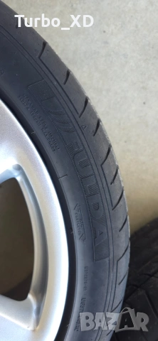 Продавам 18" Audi 5-spoke джанти за A4 B6/B7, снимка 7 - Гуми и джанти - 54091584