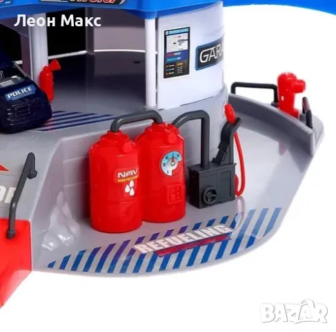 Писта Гараж Полицейска станция на 2 нива, снимка 10 - Коли, камиони, мотори, писти - 48358201