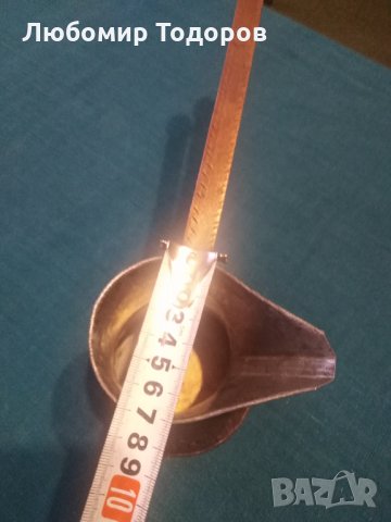 Ръчно ковано старо медно джезве, снимка 7 - Други ценни предмети - 31045213