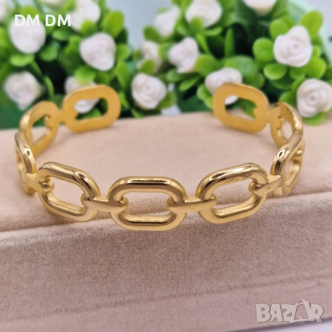 Дамска гривна с позлата🔝✨