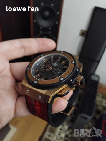 Hublot King Rose Gold 48мм Кварц