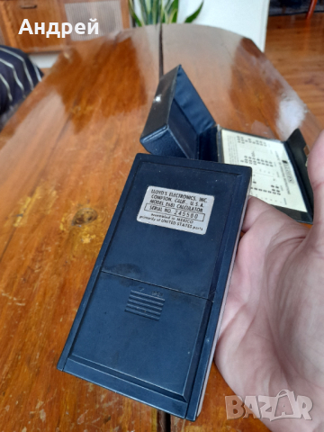 Стар калкулатор Lloyds, снимка 4 - Антикварни и старинни предмети - 36435773