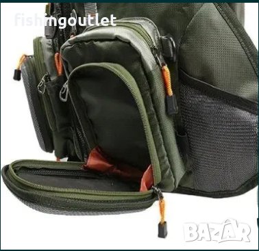  Спининг елек и спасителна жилетка - 2 в 1 ! Регулируем с 11 джоба., снимка 4 - Екипировка - 30898258