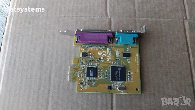 SUNIX MIO5469A Multi-I/O RS-232 Serial & Parallel PCI-Е Expansion Card, снимка 6 - Други - 53928570