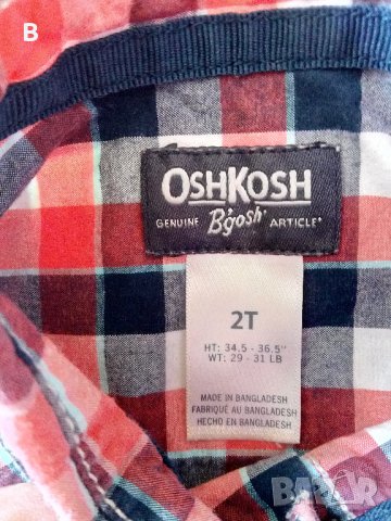 Оригинални детски ризи Oshkosh, Carter's, Cherokee и други за 2 г., снимка 2 - Други - 37922706