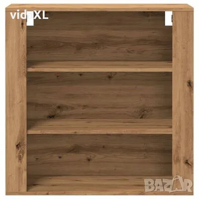 vidaXL Стенен шкаф, дъб артизан, 80x33x80 см, инженерно дърво(SKU:857088), снимка 4 - Шкафове - 49086978