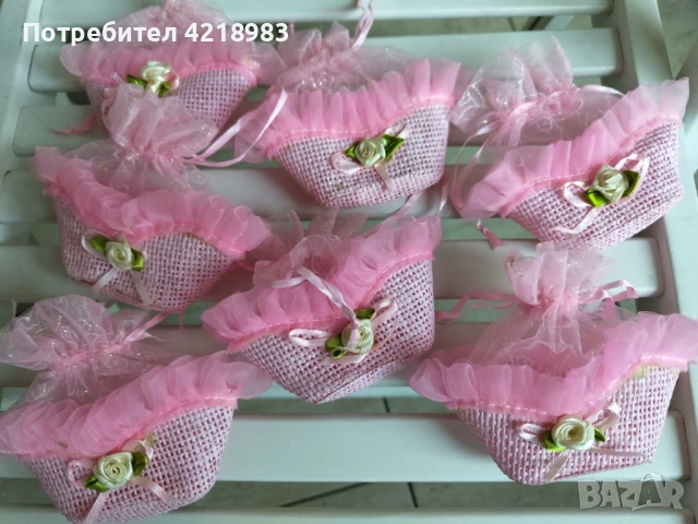 Подаръчета за кръщене - кошнички