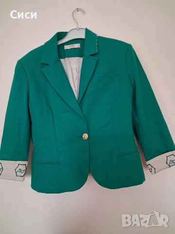 Дамско сако зелено