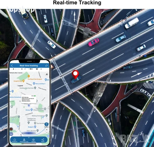 Нов Тракер Techstar TK905 GPS, LBS + GPS местоположение, Микрофон, SIM, 6-месечна история на данните, снимка 5 - Други - 49157892