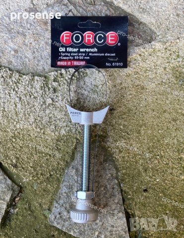 Ключ за маслен филтър с метална лента 65-110 / 110-155мм FORCE, снимка 5 - Аксесоари и консумативи - 38307752