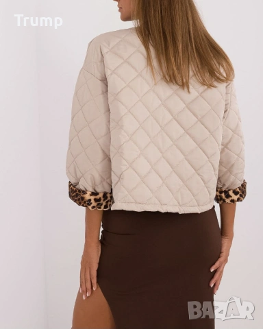 -20 %Дамско ватирано яке, идеално за преходните сезони, Гръдна обиколка над 120 см., снимка 3 - Якета - 54213883