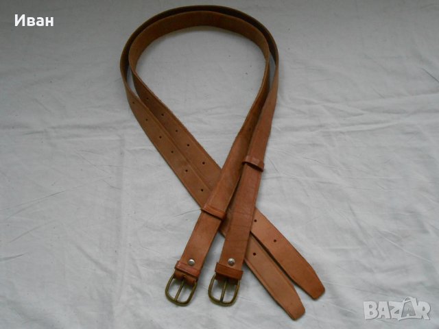 Военен колан от естествена кожа, снимка 1