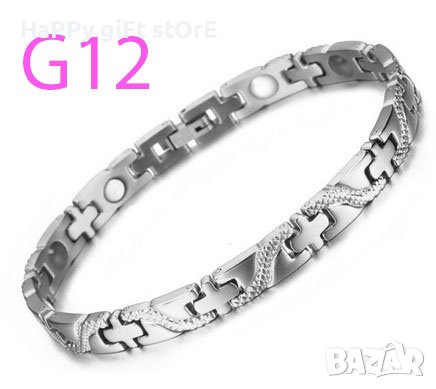 магнитна гривна за регулиране на кръвното налягане модел G , снимка 3 - Гривни - 39223296