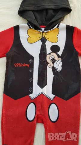 Бебешки ромпър Мики Маус 12-18 месеца , снимка 5 - Бебешки гащеризони - 49633341