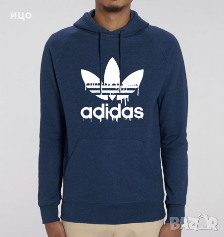  Високо качество Мъжки Суичъри ADIDAS принт , снимка 3 - Суичъри - 30206860