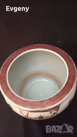 Антична керамична китайская ваза , снимка 5 - Вази - 48808588