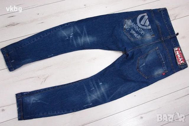 Pause Jeans - нови мъжки дънки размер M, снимка 2 - Дънки - 56439031