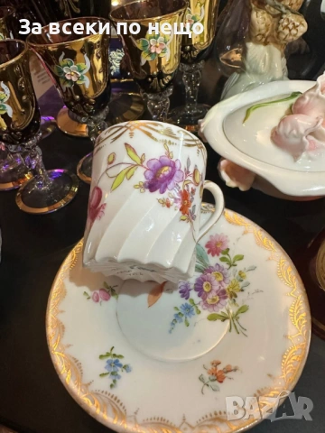 Dresden Silesia Germany от бранда “Porzellanfabrik Hermann Ohme” Код P2132 , снимка 15 - Антикварни и старинни предмети - 54159468