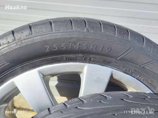 Джанти 19" спорт пакет с летни гуми за Mercedes GLK, снимка 3 - Гуми и джанти - 52049663